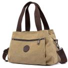 Bolsa tiracolo de lona Hobo DOURR para mulheres cáqui