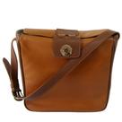 Bolsa Tiracolo em couro caramelo Maria Adna