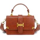 Bolsa tiracolo em couro LL LOPPOP para mulher, bolsa de ombro