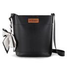 Bolsa tiracolo em material vegano Wrangler para mulheres preta