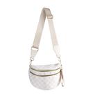 Bolsa tiracolo FEIBOON Spacious xadrez em nylon para mulheres
