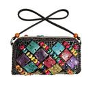 Bolsa Tiracolo Feminina Artesanal Miçangas Estilo Boho Étnico Retrô