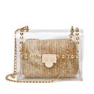 Bolsa tiracolo feminina Clear Purse Stadium aprovada pela YYW