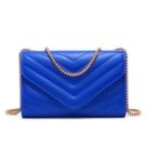 Bolsa tiracolo feminina Dasein, pequena, acolchoada, azul royal