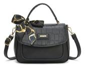 Bolsa Tiracolo Feminina Pequena Croco Com Alça Removível Bolsa Tiracolo Feminina Pequena Croco Com Alça Removível