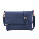 Bolsa tiracolo Gladdon Small para mulheres em couro azul vegano