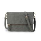 Bolsa tiracolo Gladdon Small para mulheres em material vegano cinza