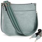 Bolsa tiracolo HKCLUF Trendy Vegan Leather Hobo Green Women