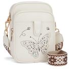 Bolsa tiracolo KITEVIUN Butterfly Vegan Leather RFID para mulheres