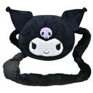 Bolsa tiracolo Kuromi Classic para crianças preta Bolsa tiracolo Kuromi Classic para crianças preta