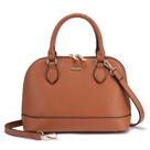 Bolsa tiracolo LOVEVOOK Classic com zíper duplo e alça marrom Bolsa tiracolo LOVEVOOK Classic com zíper duplo e alça marrom