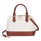 Bolsa tiracolo LOVEVOOK Classic Dome Satchel bege-marrom