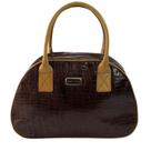Bolsa Tiracolo/Mão em Couro Maria Adna