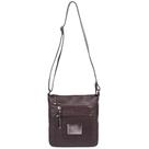 Bolsa Tiracolo Masculina Clovis em couro café