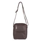 Bolsa Tiracolo Masculina de couro Yuri café