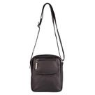 Bolsa Tiracolo Masculina de couro Yuri preta Bolsa Tiracolo Masculina de couro Yuri preta