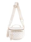 Bolsa tiracolo MEISEY, bolsa xadrez para mulheres, bege Bolsa tiracolo MEISEY, bolsa xadrez para mulheres, bege