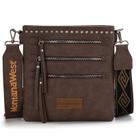 Bolsa tiracolo Montana West MWC-184CF Coffee para mulheres Bolsa tiracolo Montana West MWC-184CF Coffee para mulheres