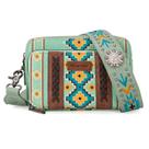 Bolsa Tiracolo Montana West Wrangler Boho Aztec Green - WG2207