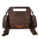 Bolsa tiracolo Montana West Wrangler Fringe para mulheres