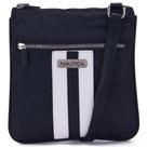 Bolsa tiracolo Nautica Lakeside Signature Jaquard Black Women
