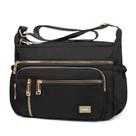 Bolsa tiracolo NPBAG para mulheres Bolsa de ombro de nylon preta Bolsa tiracolo NPBAG para mulheres Bolsa de ombro de nylon preta