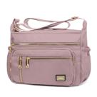 Bolsa tiracolo NPBAG para mulheres, nylon, impermeável, prata, rosa