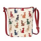Bolsa tiracolo Signare Tapestry Cheeky Cat Design Women