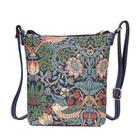 Bolsa tiracolo Signare Tapestry Small para mulheres com design azul
