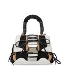 Bolsa tiracolo Steve Madden Diego Top Handle preta/castanha