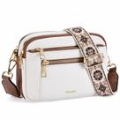 Bolsa tiracolo Telena Small para mulheres em material vegano bege