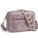 Bolsa tiracolo Telena Telena para mulheres em material vegano roxo