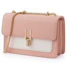 Bolsa tiracolo TOP BAND, fofa de material sintético para mulheres, rosa e branca