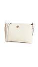 Bolsa tiracolo Tory Burch Mercer Pebbled Leather Cream