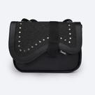 Bolsa Tiracolo Tweenie Pedras e Alça Comfy Preta 580.195