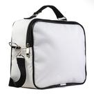 Bolsa Tiracolo Unissex em Tecido Resistente com Alça Ajustável Branco