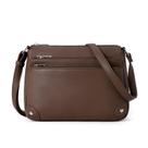 Bolsa tiracolo WESTBRONCO para mulheres, café de tamanho médio