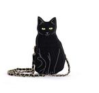 Bolsa tiracolo Wildfinding feminina com estampa animal e gato Bolsa tiracolo Wildfinding feminina com estampa animal e gato