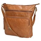 Bolsa tiracolo Wise Owl Accessories em couro real para mulheres