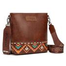 Bolsa tiracolo Wrangler Aztec Brown Vegan Leather Feminina