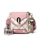 Bolsa tiracolo Xiaoyu Small para mulheres, rosa moderna