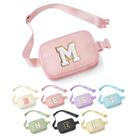 Bolsa tiracolo YOOLIFE Initial Belt Bag rosa para mulheres