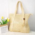 Bolsa tote artesanal palha feminina leve moderna praia verão