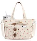 Bolsa Tote Bagstellar de Veludo Cotelê com 17 Bolsos Leve