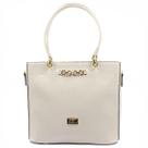 Bolsa Tote Casteliê Casual Detalhes Feminina - Off White Bolsa Tote Casteliê Casual Detalhes Feminina - Off White