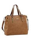 Bolsa Tote casual - Classic - Alça de Mão - Chenson 3485702 - Marrom