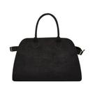 Bolsa Tote de Camurça e Couro - Alta Capacidade e Design Elegante para Viagem