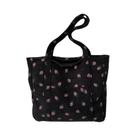 Bolsa Tote De Corduroy Com Estampa De Morangos, Grande Capacidade, Fashion E Versátil, Bolsa De Bolsa Tote De Corduroy Com Estampa De Morangos, Grande Capacidade, Fashion E Versátil, Bolsa De