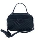 Bolsa Tote de Ombro Scamboo Couro Preta 1855 - Preto Tamanho U