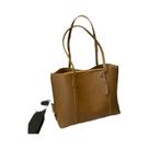 Bolsa Tote Feminina De Couro Macio, Grande Capacidade, Casual, Versátil, Estilo Coreano